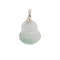 Jade Buddha Pendant (14K)