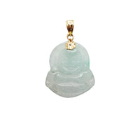 Jade Buddha Pendant (14K)