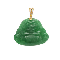 Diamond Jade Pendant (14K)