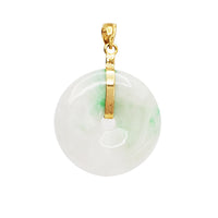 [璧] Jade Pi Disc Pendant (14K)
