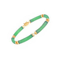 Bracelet Girêdana Curved Jade (14K)