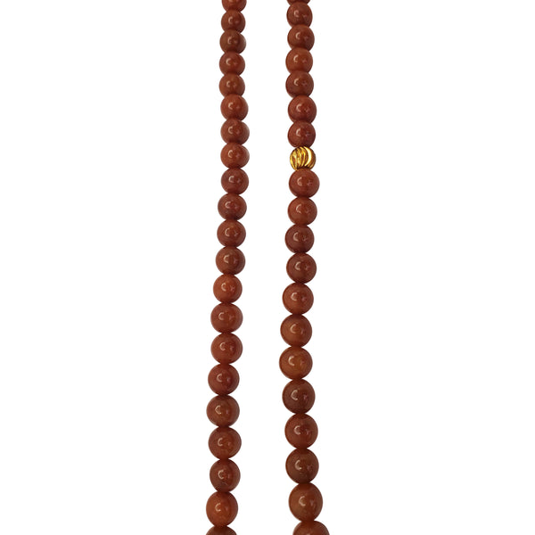 Brown Jade Ball chain