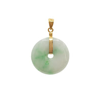 [璧] Jade Pi Disc Pendant (14K)