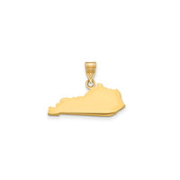 Plain Kentucky State Pendant (14K)