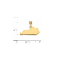 Plain Kentucky State Pendant (14K)