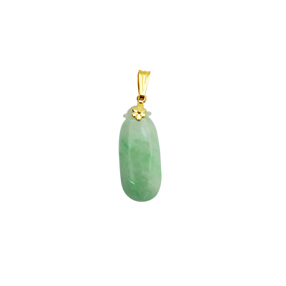 Kettle Jade Pendant (14K)