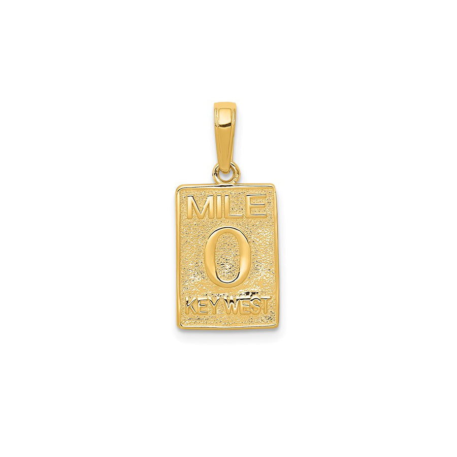 Key West 0 Mile Pendant (14K)