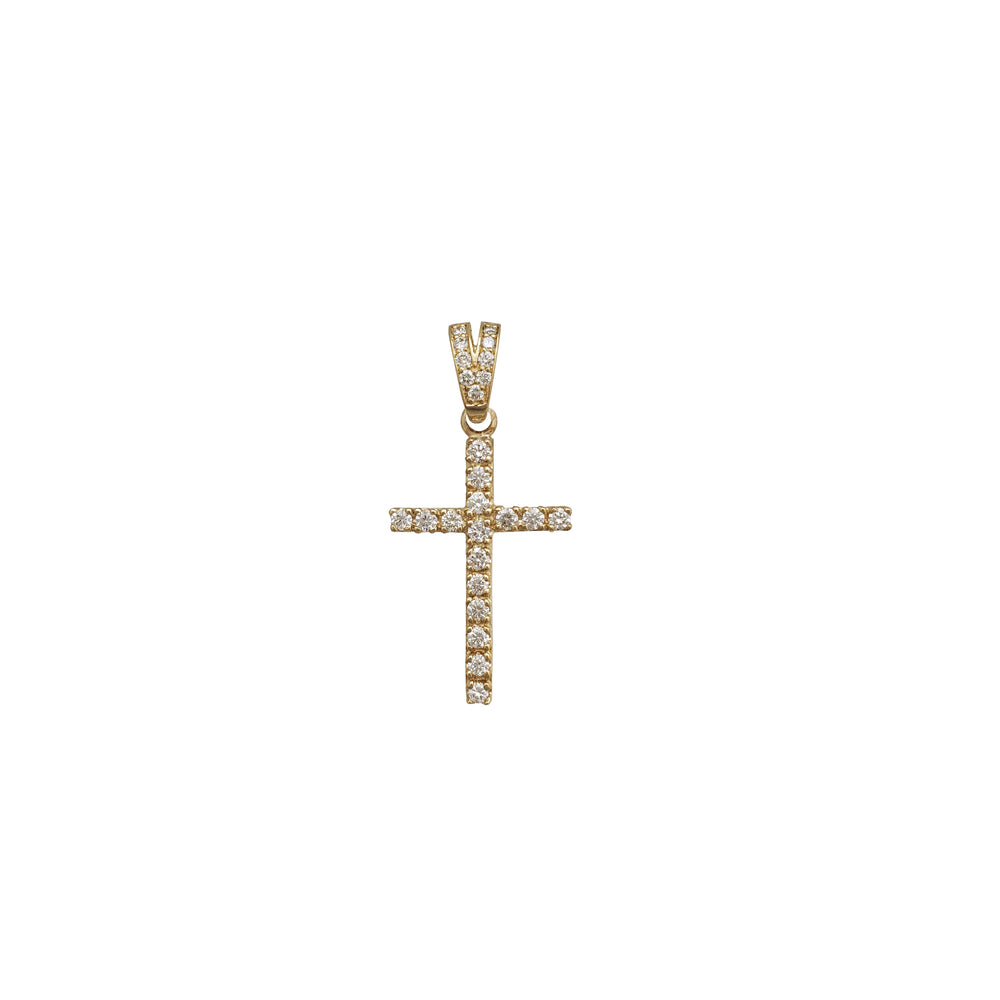 Diamond Cross Pendant (14K)