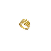 Pleated Domed Band Ring (14K)