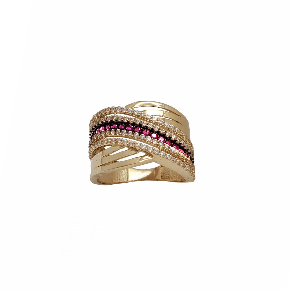 Red Zirconia Lady Ring (14K).