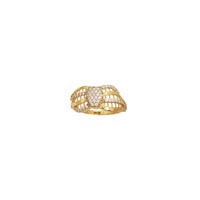 Stone-set Helix Ladies Ring (14K)
