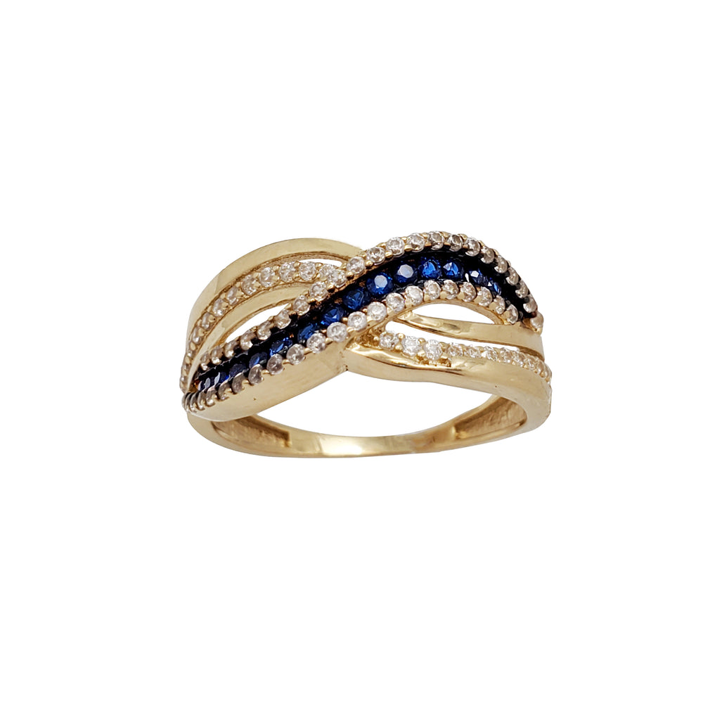 Blue Zirconia Lady Ring (14K)