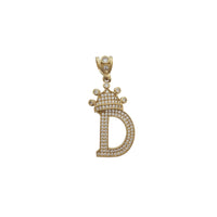 [1.5 inch] Crown Letter Pendant (14K)