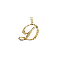 Initial Letter D Pendant (14k)