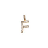 Baguette & Round Diamond Initial Letters (14K)