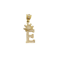 [1.5 inch] Crown Letter Pendant (14K)
