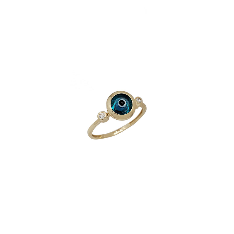 Evil Eye Diamond Ring 14K White Gold Evil Eye Ring, 14k White Gold Evil Eye  Ring, Evil Eye Stack Ring, Diamond Evil Eye Ring – Thesellerworld