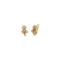 Flower Earrings (14K)