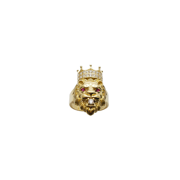 Lion Head Ring (14K)