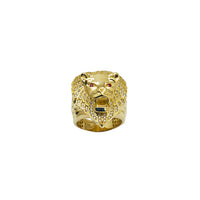 Iced-Out Lion Head Hengiskraut (14K)