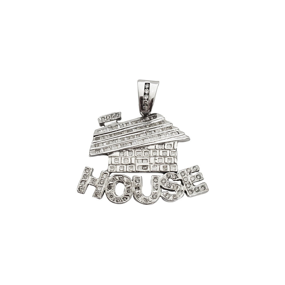 Diamond House Pendant (14K)