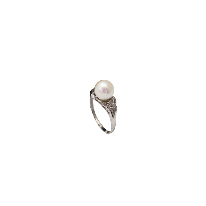 Butterfly Pearl Diamond Ring (14K)