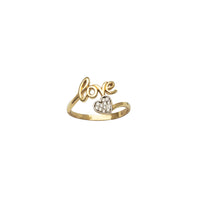 Love & Heart Bypass Ring (14K)