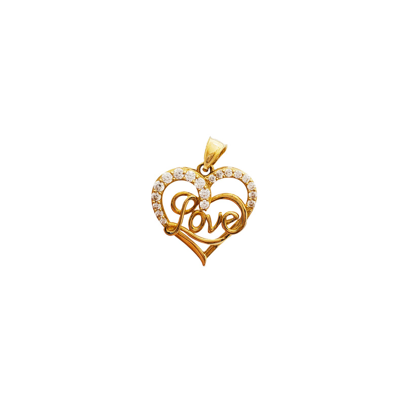 Love Heart Pendant (14K)
