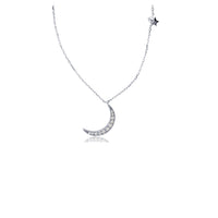 Moon Necklace (Silver)