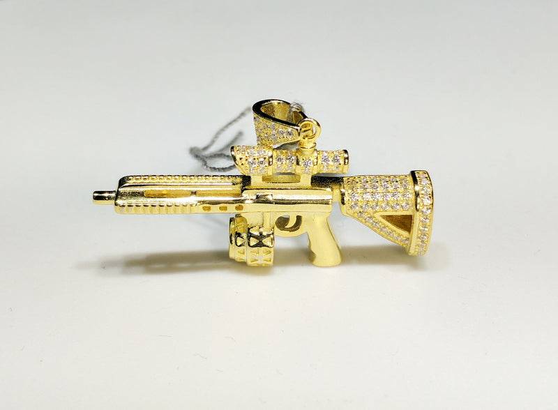 Assault Rifle CZ Silver SIG Sauer 556 - Popular Jewelry