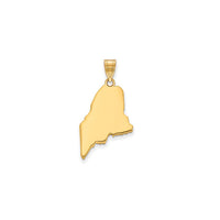 Plain Maine State Pendant (14K)