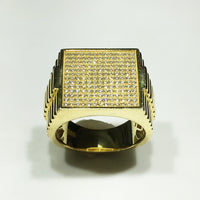 Iced-Out Rolex-erako Eraztuna (Zilarrezkoa) - Popular Jewelry