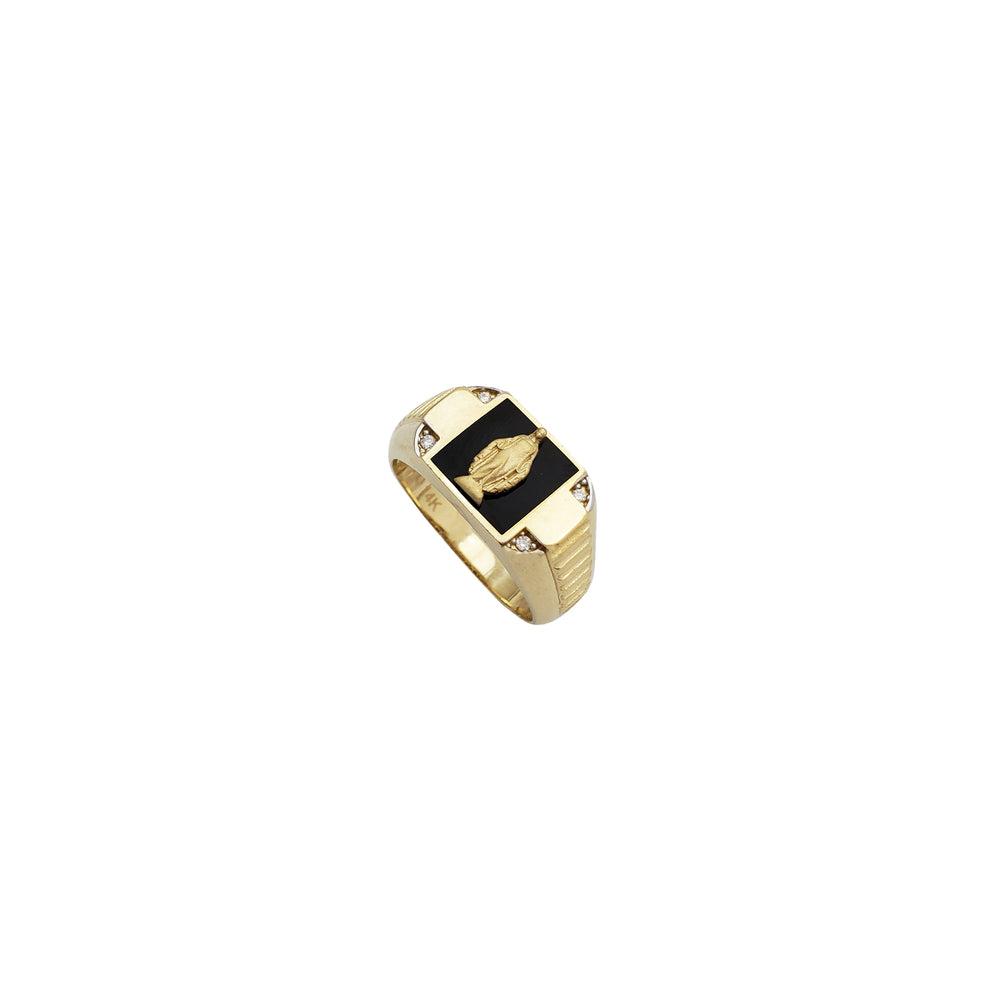 Black Onyx Miraculous Ring (14K)