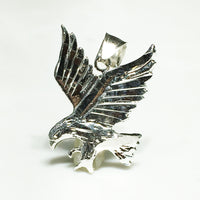 Miniature nga Bird sa Prey Pendant (Silver) - Popular Jewelry