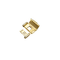 Clasp Box Ramping Solid Iced-Out Diamond (14K)