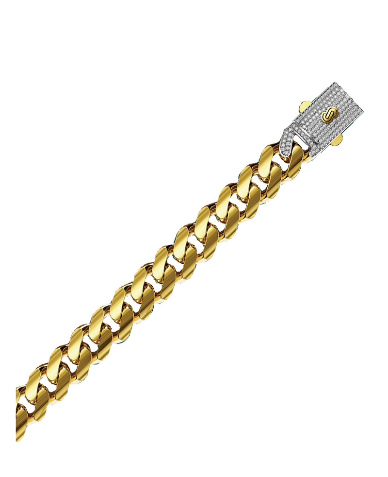 Monaco UltraLite Cuban Link Bracelet (14K)