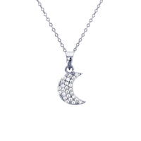 Moon Necklace (Silver)