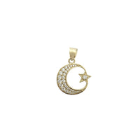 Moon & Star Pendant (14K)
