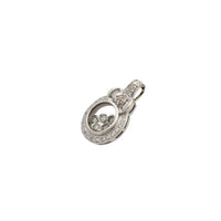 Round Moveable Diamond Pendant (14K)