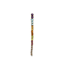 Multi-Color Worm Birthstone Pendant