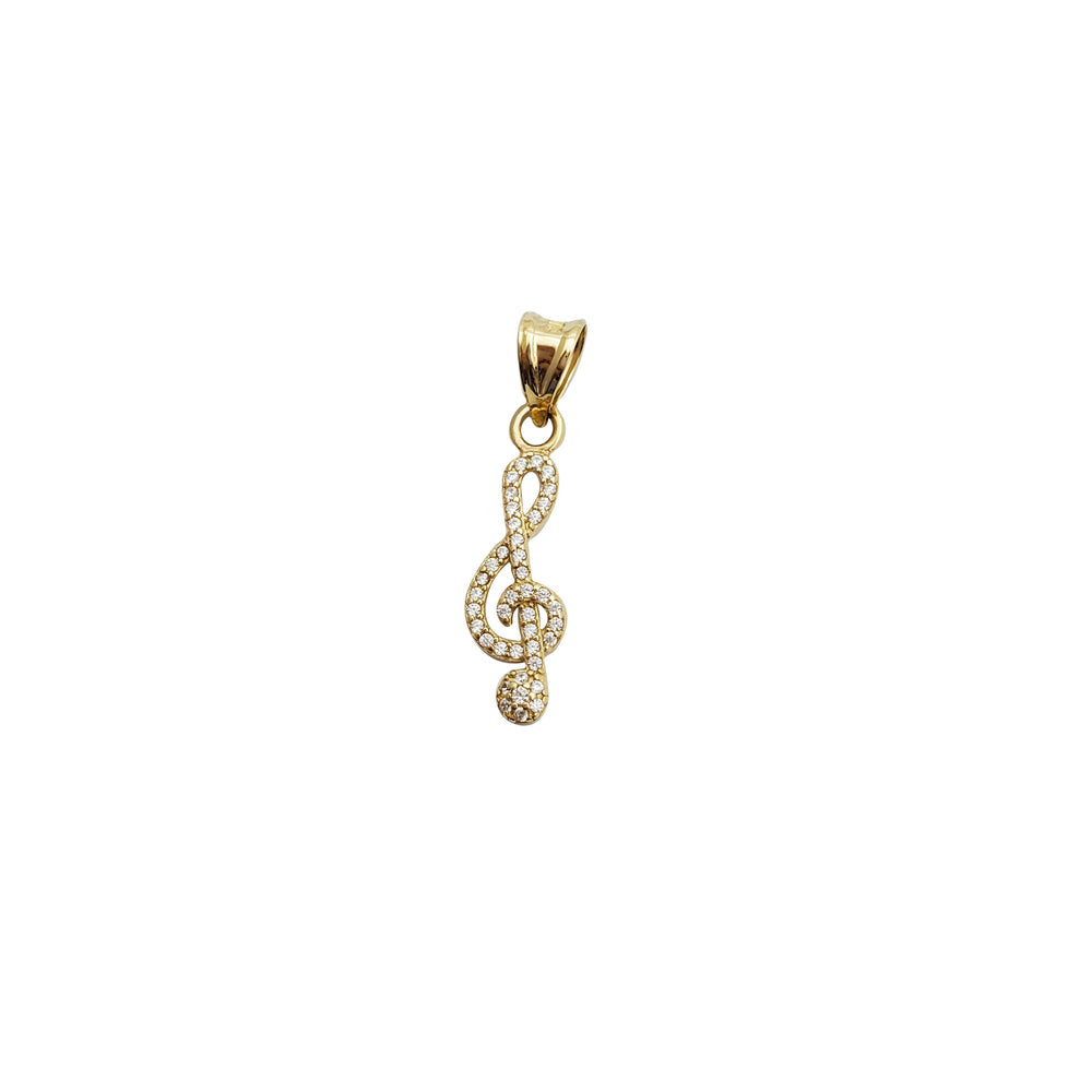 Music Note Pendant (14K)