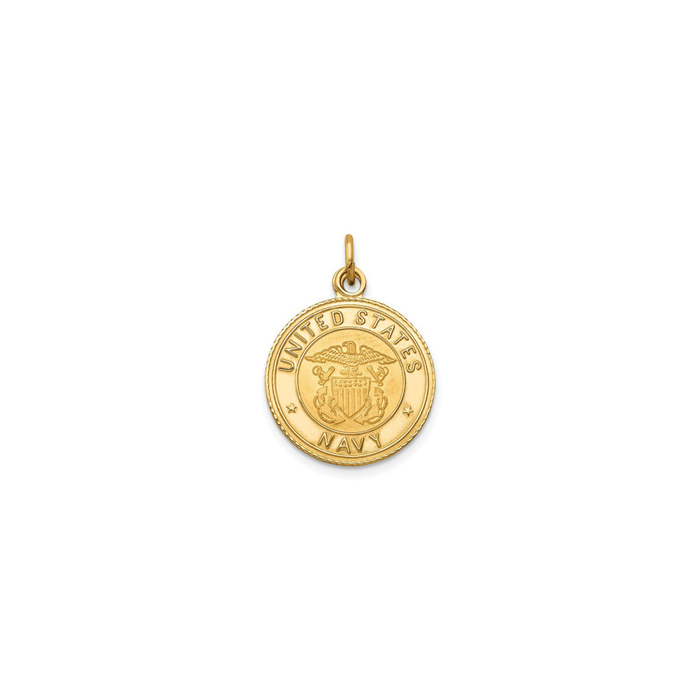 United States Navy Medallion Pendant (14K)