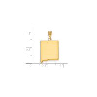 Plain New Mexico State Pendant (14K)