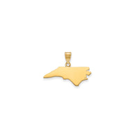 Plain North Carolina State Pendant (14K)