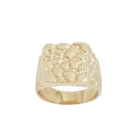 Rectangle Nugget Ring (14K)