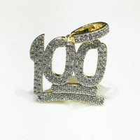 Сребрни привезак од 100 посто емоџија - Popular Jewelry