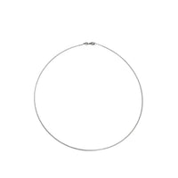 Diamond-Cut Omega Necklace (18K)