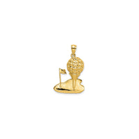 Open Backed Golf Pendant (14K)