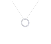 Open Circle Necklace (Silver)
