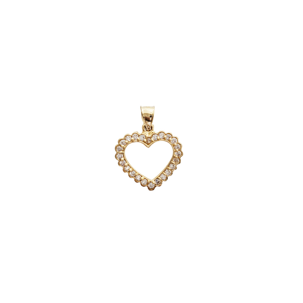 Open Heart Pendant (14K)